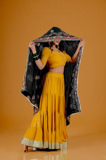 Ivory Embroidered Dupatta